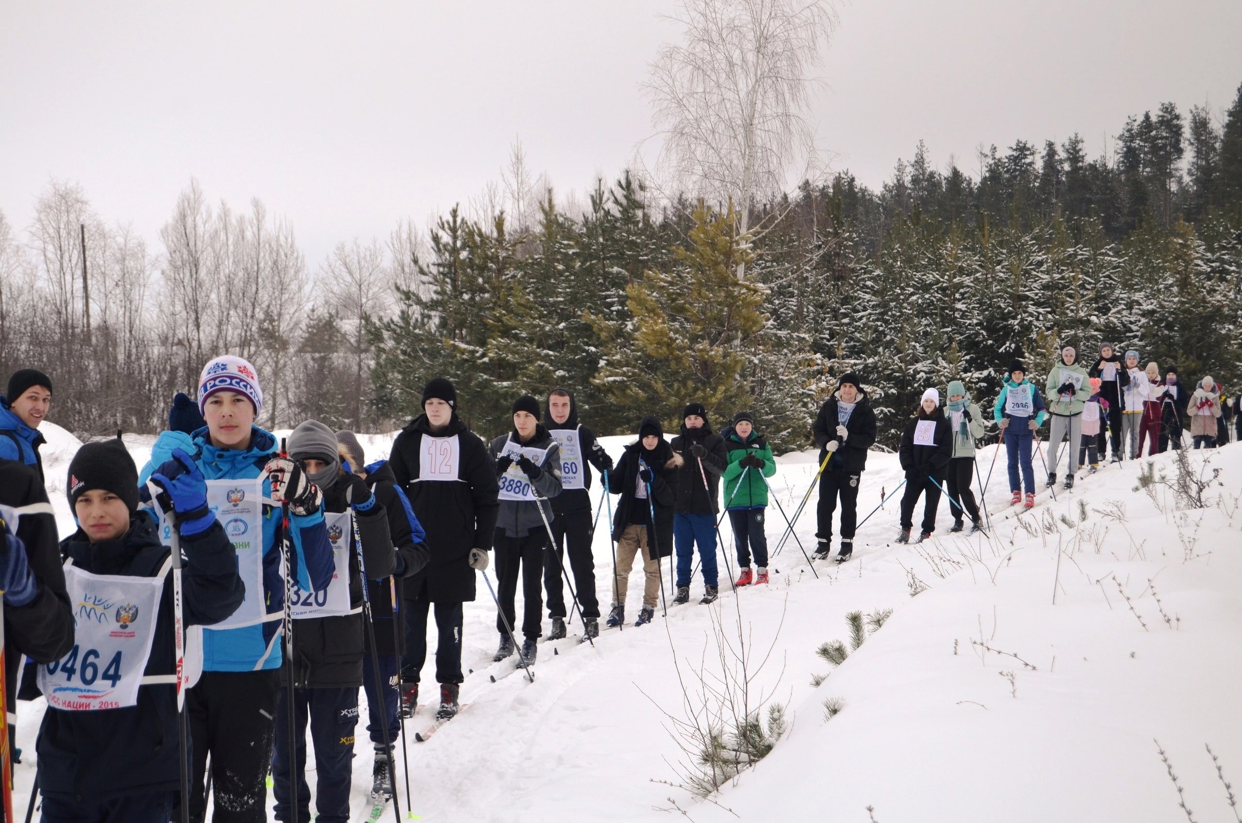 Районные соревнования по лыжным гонкам в зачет Спартакиады школьников.